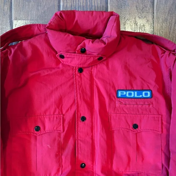Vintage 90s POLO Ski Down Jacket - Picture 3 of 7